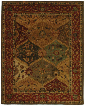 Safavieh Heritage 111 Hand Tufted 80% Wool/10% Cotton/10% Latex Rug HG111A-4SQ