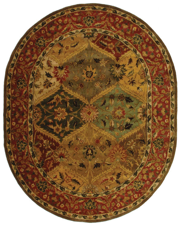 Safavieh Heritage 111 Hand Tufted 80% Wool/10% Cotton/10% Latex Rug HG111A-4SQ