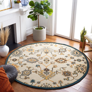 Safavieh Heritage 375 Hand Tufted 80% Wool/20% Cotton Rug HG375B-8