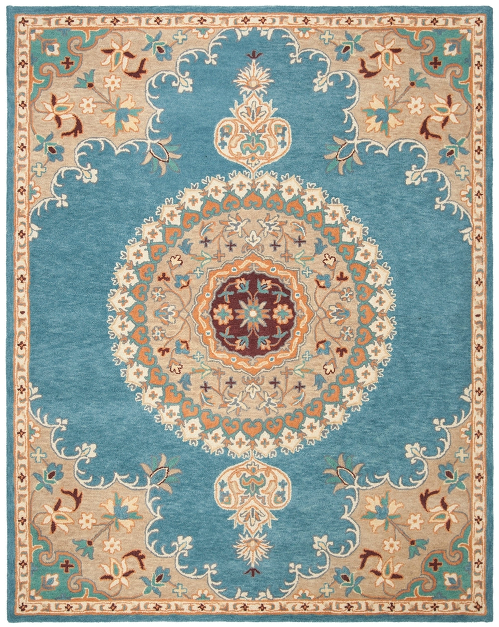 Safavieh Heritage 551 Hand Tufted 80% Wool/20% Cotton Rug HG551M-3