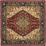 Safavieh Heritage 625 Hand Tufted Wool Pile Rug HG625A-4SQ