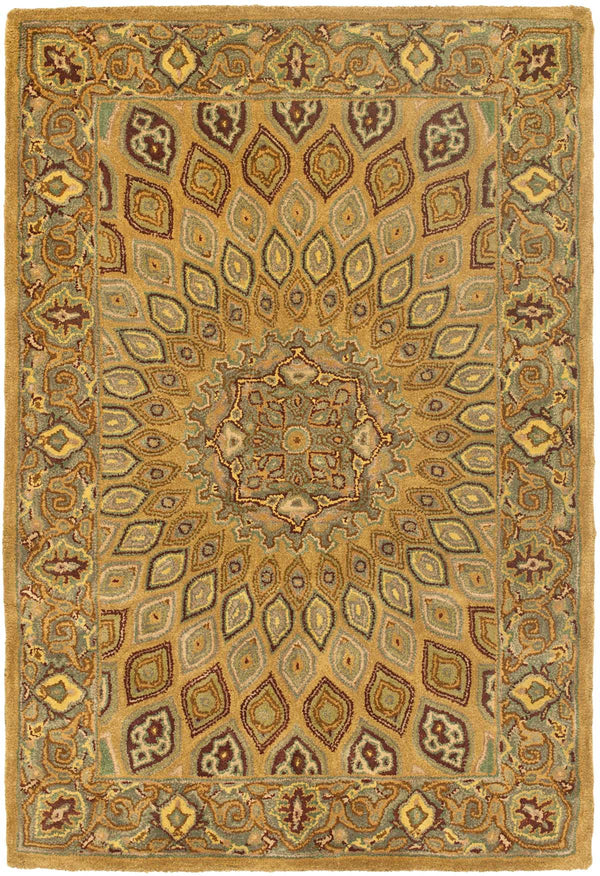 Safavieh Heritage 914 Hand Tufted 80% Wool/10% Cotton/10% Latex Rug HG914A-4SQ