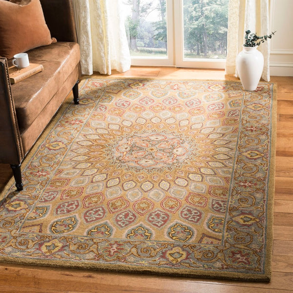 Safavieh Heritage 914 Hand Tufted 80% Wool/10% Cotton/10% Latex Rug HG914A-4SQ