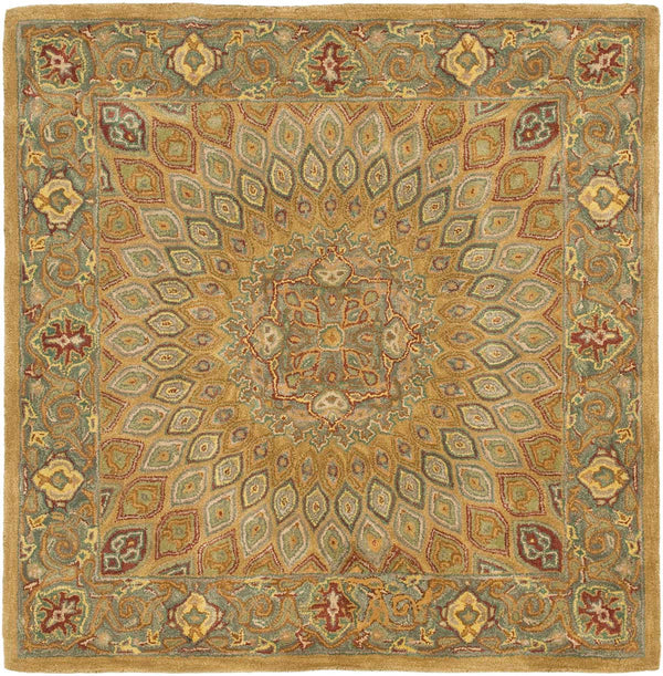Safavieh Heritage 914 Hand Tufted 80% Wool/10% Cotton/10% Latex Rug HG914A-4SQ