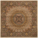 Safavieh Heritage 914 Hand Tufted 80% Wool/10% Cotton/10% Latex Rug HG914A-4SQ