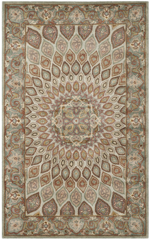Safavieh Heritage 914 Hand Tufted 80% Wool/10% Cotton/10% Latex Rug HG914B-4R