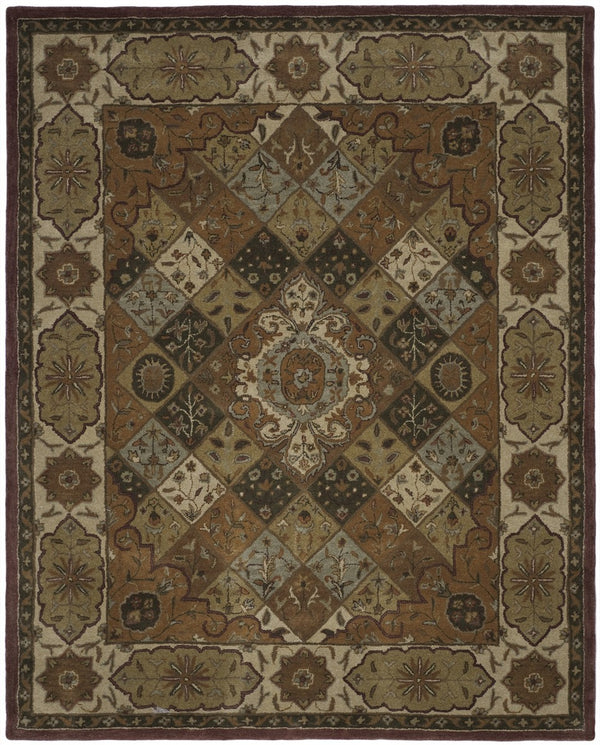 Safavieh Heritage 917 Hand Tufted 80% Wool/10% Cotton/10% Latex Rug HG917A-2