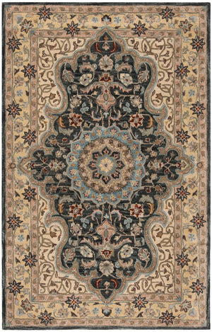 Safavieh Heritage 918 Hand Tufted 80% Wool/10% Cotton/10% Latex Rug HG918A-3