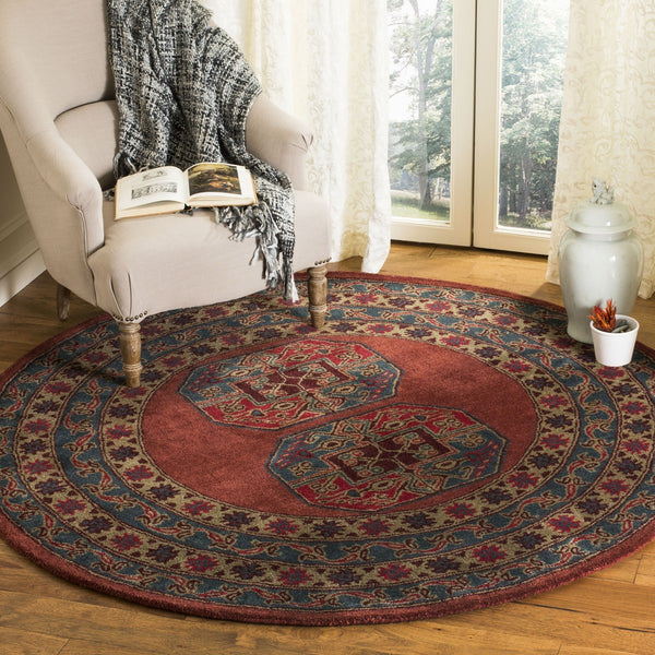Safavieh Heritage 919 Hand Tufted 80% Wool/10% Cotton/10% Latex Rug HG919Q-3