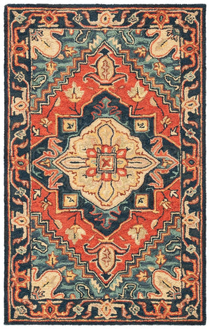 Safavieh Heritage 920 Hand Loomed 80% Wool/10% Cotton/10% Latex Traditional Rug HG920Q-912