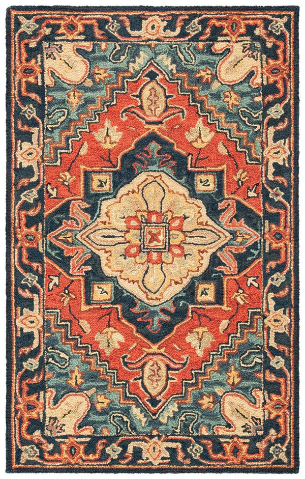 Safavieh Heritage 920 Hand Loomed 80% Wool/10% Cotton/10% Latex Traditional Rug HG920Q-912