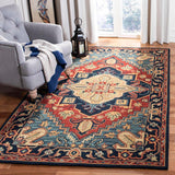 Safavieh Heritage 920 Hand Loomed 80% Wool/10% Cotton/10% Latex Traditional Rug HG920Q-912