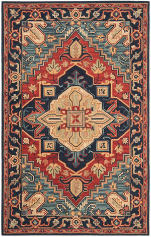 Safavieh Heritage 920 Hand Loomed 80% Wool/10% Cotton/10% Latex Traditional Rug HG920Q-912