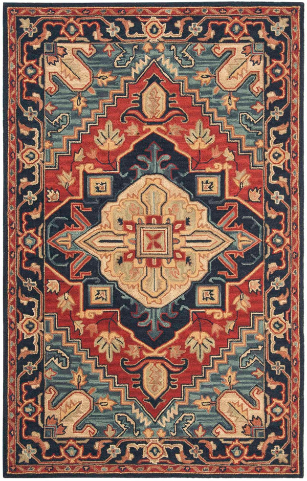 Safavieh Heritage 920 Hand Loomed 80% Wool/10% Cotton/10% Latex Traditional Rug HG920Q-912