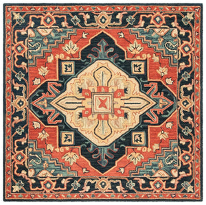 Safavieh Heritage 920 Hand Loomed 80% Wool/10% Cotton/10% Latex Traditional Rug HG920Q-912