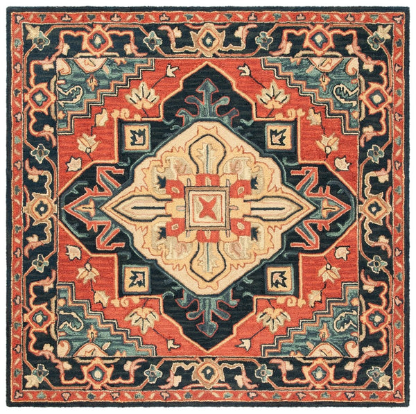 Safavieh Heritage 920 Hand Loomed 80% Wool/10% Cotton/10% Latex Traditional Rug HG920Q-912