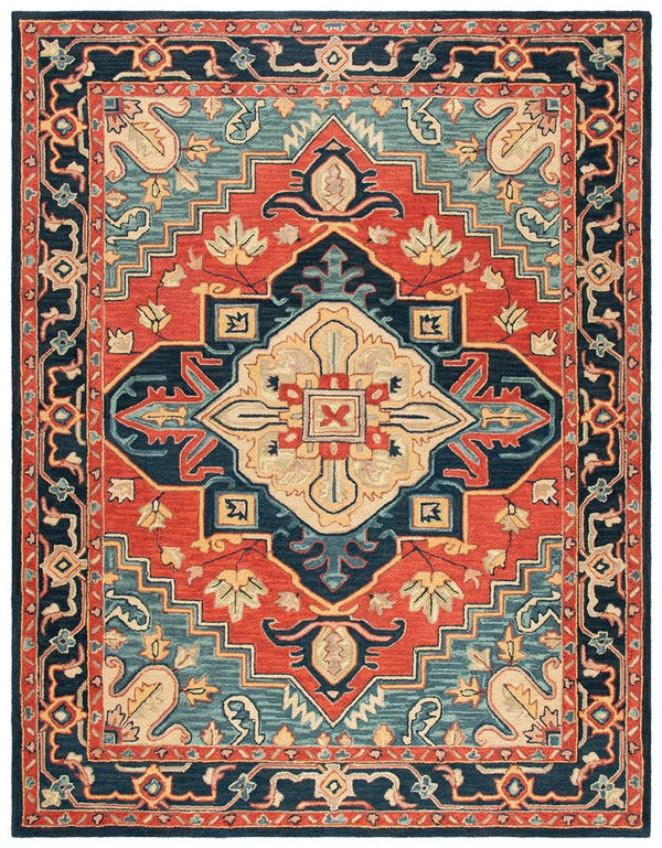Safavieh Heritage 920 Hand Loomed 80% Wool/10% Cotton/10% Latex Traditional Rug HG920Q-912