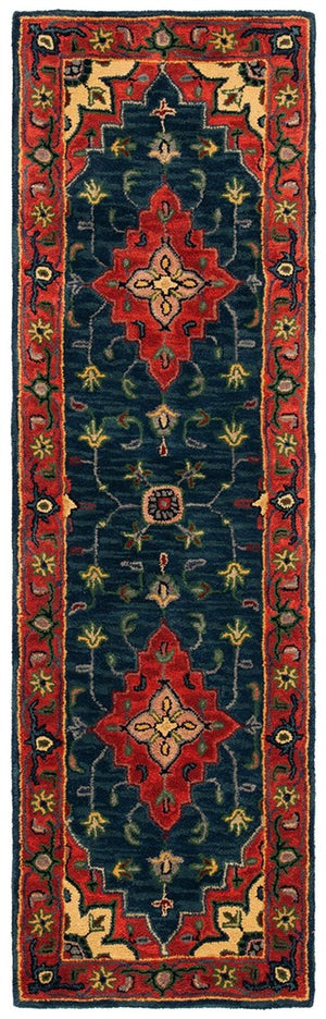 Safavieh Heritage 923 Hand Tufted 80% Wool/10% Cotton/10% Latex Traditional Rug HG923M-9