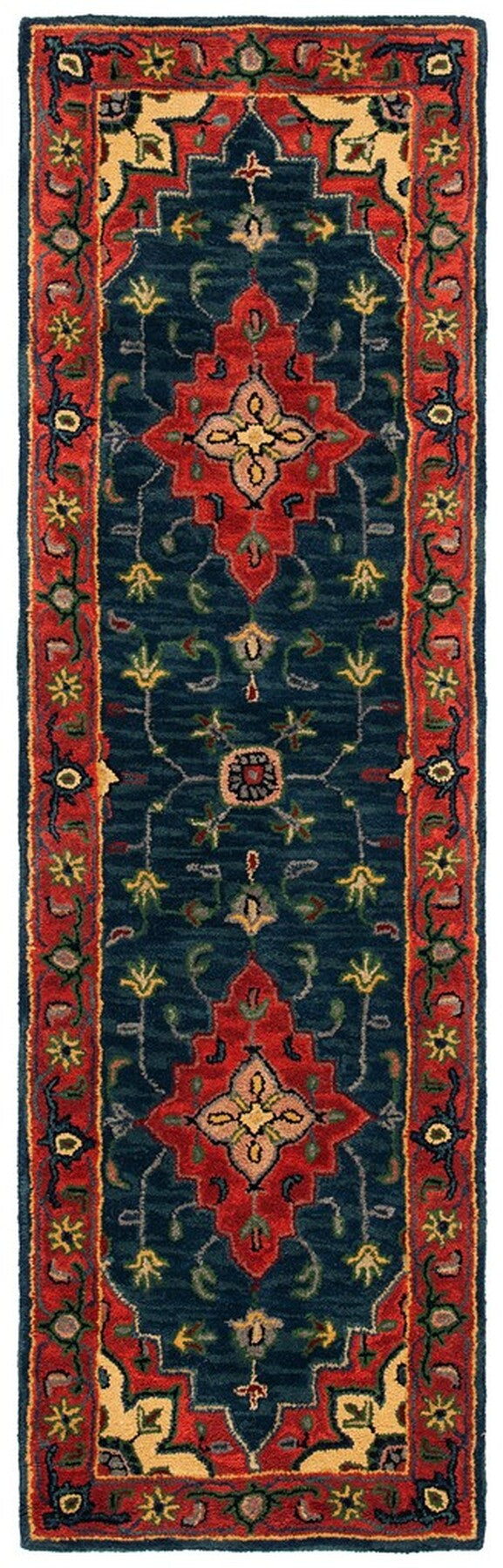 Safavieh Heritage 923 Hand Tufted 80% Wool/10% Cotton/10% Latex Traditional Rug HG923M-9