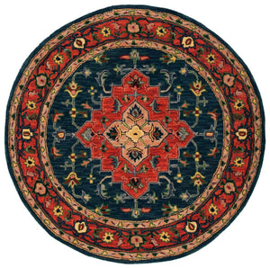 Safavieh Heritage 923 Hand Tufted 80% Wool/10% Cotton/10% Latex Traditional Rug HG923M-9
