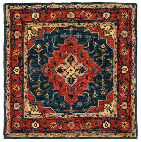 Safavieh Heritage 923 Hand Tufted 80% Wool/10% Cotton/10% Latex Traditional Rug HG923M-9