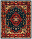 Safavieh Heritage 923 Hand Tufted 80% Wool/10% Cotton/10% Latex Traditional Rug HG923M-9