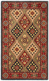 Safavieh Heritage 927 Hand Loomed 80% Wool/10% Cotton/10% Latex Traditional Rug HG927Q-3