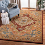 Safavieh Heritage 948 Hand Tufted 80% Wool/10% Cotton/10% Latex Rug HG948A-2