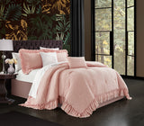 Kensley Blush Queen 5pc Comforter Set