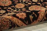 Nourison Living Treasures LI05 Persian Machine Made Loomed Indoor only Area Rug Black 3'6" x 5'6" 99446671097