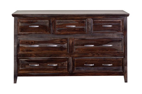 Porter Designs Sonora Solid Sheesham Wood Natural Dresser Gray 04-116-06-3814M