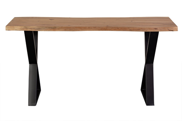 Porter Designs Manzanita Live Edge Solid Acacia Wood Natural Console Table Natural 05-196-10-5810X-KIT