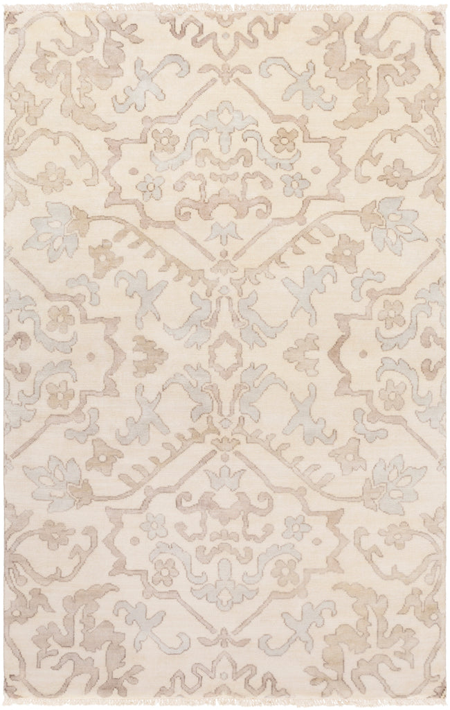 Hillcrest HIL-9040 Traditional NZ Wool Rug HIL9040-913 Light Gray, Camel, Taupe 100% NZ Wool 9' x 13'