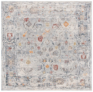 History 500 History 546 Transitional Power Loomed 18.5% Polypropylene, 81.5% Polyester Rug Light Grey / Gold