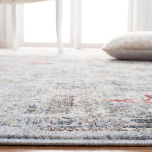 History 500 History 546 Transitional Power Loomed 18.5% Polypropylene, 81.5% Polyester Rug Light Grey / Gold