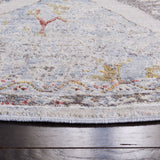 History 500 History 571 Transitional Power Loomed 22% Polypropylene, 78% Polyester Rug Grey / Gold