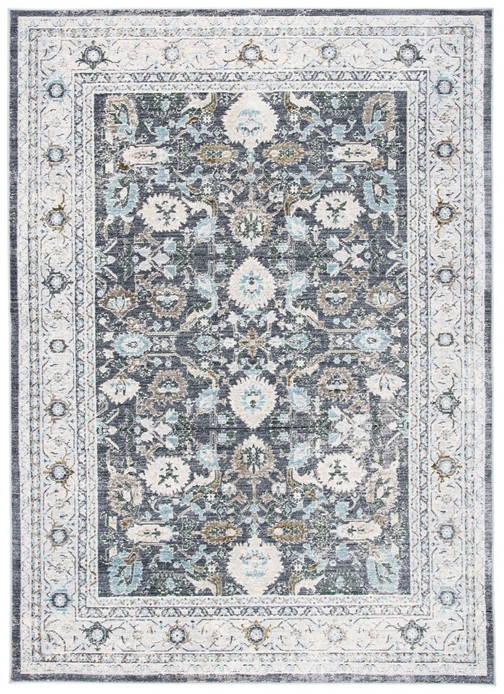 Safavieh History 578 Power Loomed 7%POLYPROPYLENE/93%POLYESTER Traditional Rug HIS578F-9