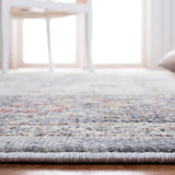 History 500 History 584 Transitional Power Loomed 17.5% Polypropylene, 82.5% Polyester Rug Light Grey / Navy