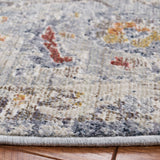 History 500 History 587 Transitional Power Loomed 16.5% Polypropylene, 83.5% Polyester Rug Grey / Light Grey