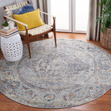 History 500 History 587 Transitional Power Loomed 16.5% Polypropylene, 83.5% Polyester Rug Grey / Light Grey