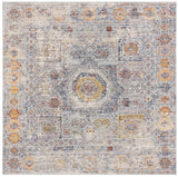 History 500 History 599 Transitional Power Loomed 19.5% Polypropylene. 80.5% Polyester Rug Light Grey / Gold