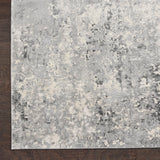 Nourison Rustic Textures RUS07 Painterly Machine Made Power-loomed Indoor Area Rug Grey/Beige 7'10" x 10'6" 99446496263