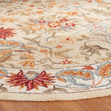 Safavieh Hk141 Hand Hooked Wool and Cotton with Latex Rug HK141A-4SQ