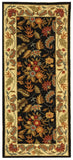 Safavieh Hk141 Hand Hooked Wool and Cotton with Latex Rug HK141B-4SQ