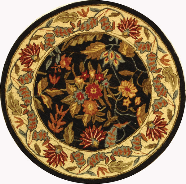 Safavieh Hk141 Hand Hooked Wool Rug HK141B-4R