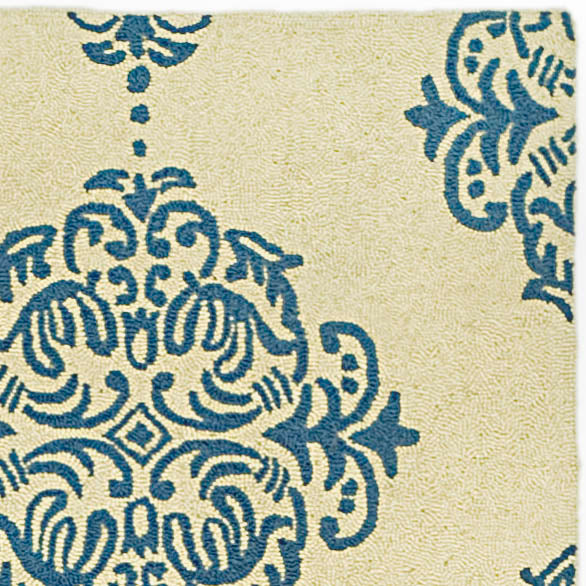 HK145 Hand Hooked Rug - Luxurious 100% Virgin Wool Pile with Durable Cotton Backing for Timeless Elegance