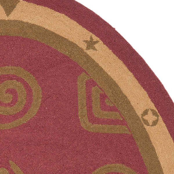 Safavieh HK211 Hand Hooked Rug