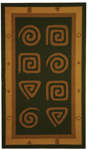 Safavieh HK211 Hand Hooked Rug