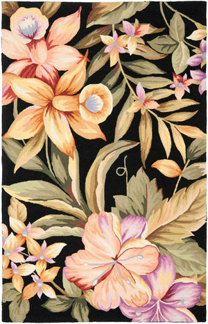 Safavieh Hk212 Hand Hooked Wool Pile Rug HK212B-4R