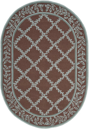 Safavieh Hk230 Hand Hooked Wool Pile Rug HK230G-4R